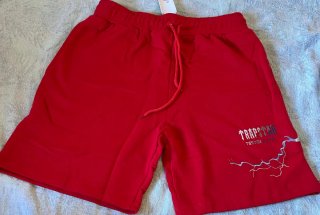 Conjunto Trapstar Rojo Camiseta y Pantalón Corto