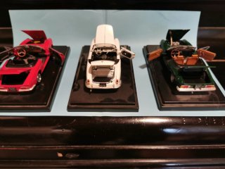 Trittico modellini auto ITALIA
