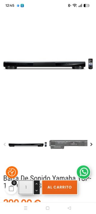 Barra de Sonido Yamaha YSP-1400 Negra