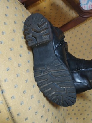 Botas rockeras punk negras