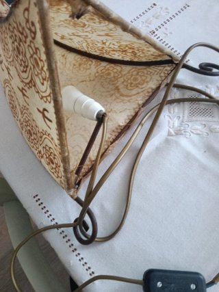 Lampada in pelle stile tenda indiana