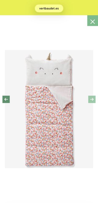 Saco dormir unicornio niña 5-9 años