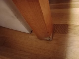 Mesa de centro de salón de madera