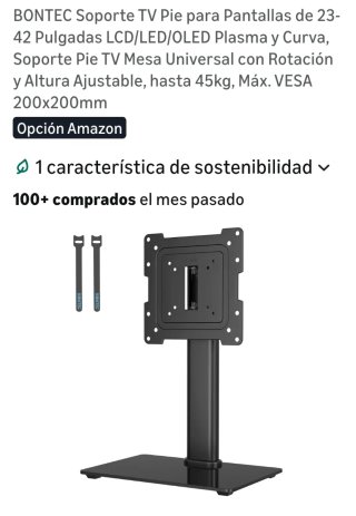 TV Cecotec 32 con Soporte 14 meses de compra