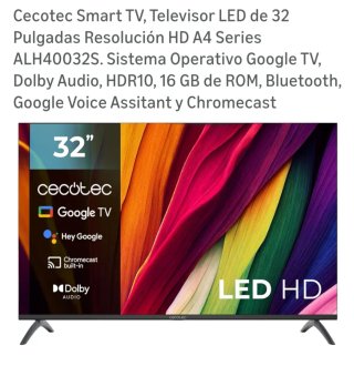 TV Cecotec 32 con Soporte 14 meses de compra