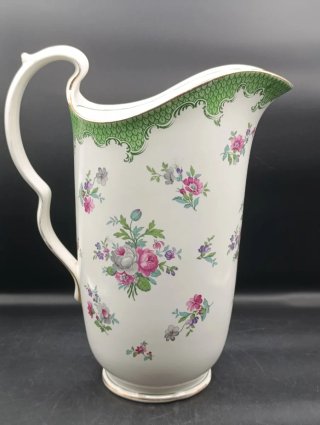 Jarra y palangana loza inglesa floral