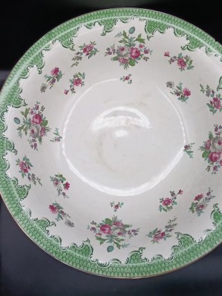 Jarra y palangana loza inglesa floral