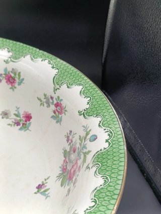 Jarra y palangana loza inglesa floral