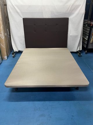 Base tapizada más colchón viscoelastico 135x190