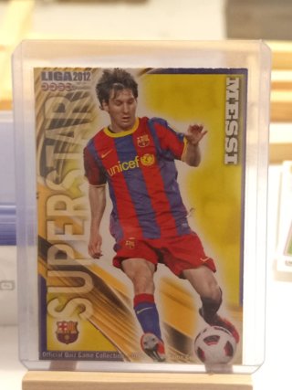 Cromo Messi Balón de Oro Dynasty Panini