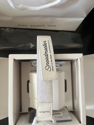 Omega x Swatch Speedmaster Moonwatch Bianco