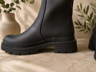 Botas altas Zara negras