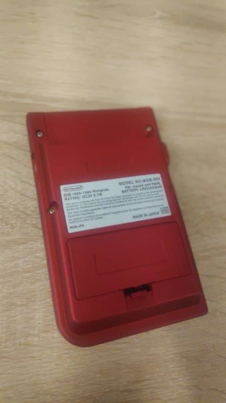 Game Boy Pocket rosso opaco