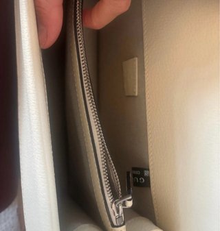 Bolso Gucci Beige y Plateado