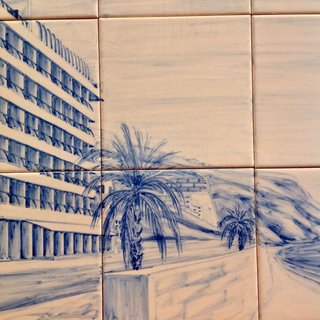 Painel de azulejos português