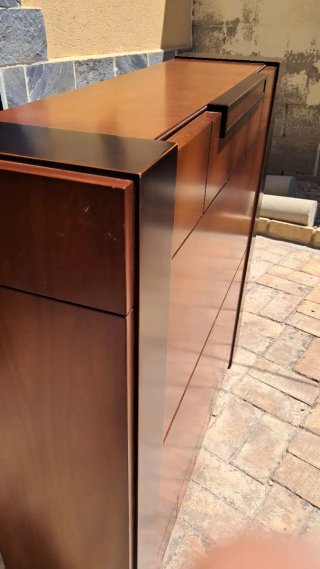 Conjunto mueble zapatero madera maciza