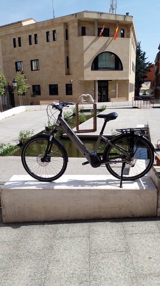 Bicicleta ATOM STREET Eléctrica Gris