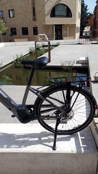 Bicicleta ATOM STREET Eléctrica Gris