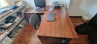 Mesa de despacho L con cajonera 670700525