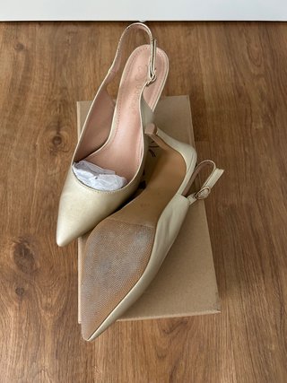 Zapatos de salón dorados Ballerine Talla 38