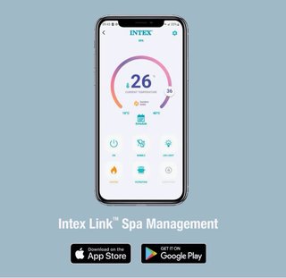 Intex PureSpa Greywood Deluxe Hinchable