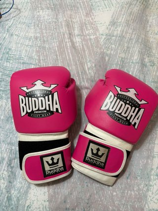 Guantes de Boxeo Buddha Rosa y Blanco