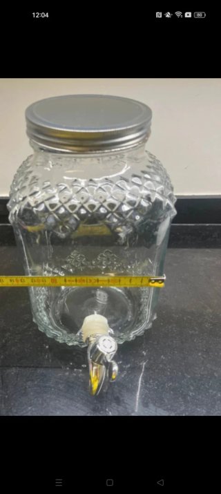 Dispensador Vidrio con Grifo