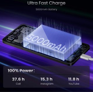realme 14x 5G 8+256GB Negro Carbón