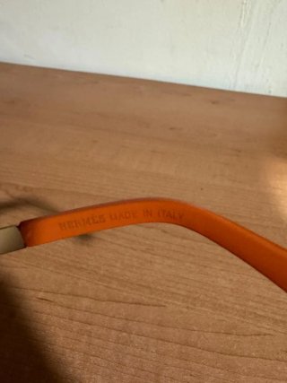Gafas de sol Hermes doradas y marrones