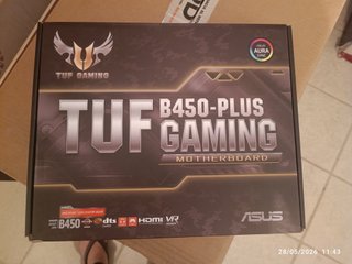 ASUS TUF B450-PLUS GAMING- ¡NUEVA A ESTRENAR!