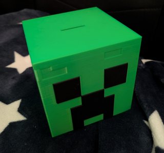 Hucha Creeper Minecraft Verde