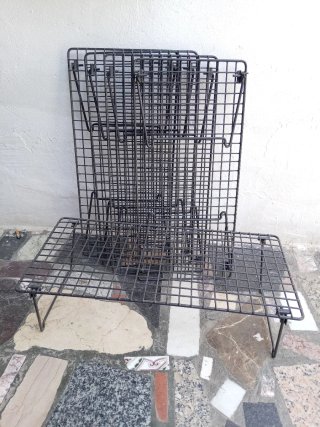 5 zapateros Metálicos Ikea Negros