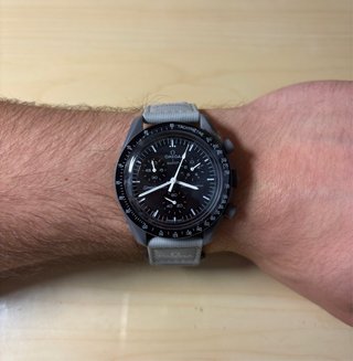 Omega x Swatch - Mission to Mercury Grigio