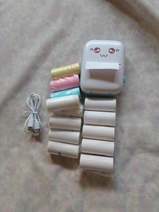 Mini Impresora Térmica Portátil + Rollos