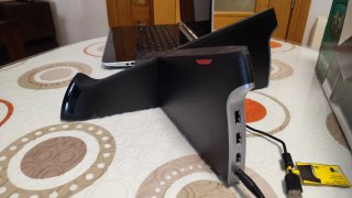 Logitech Alto Connect Soporte Portátil + Hub USB