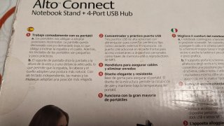 Logitech Alto Connect Soporte Portátil + Hub USB