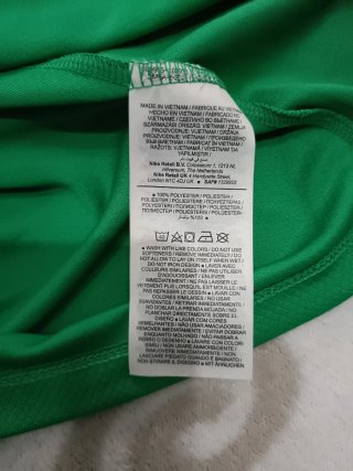 Camiseta Nike Talla S Verde