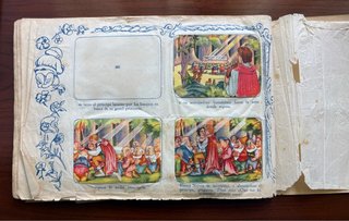 Álbum de cromos Blancanieves y los 7 enanos
