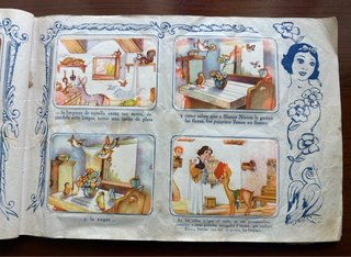 Álbum de cromos Blancanieves y los 7 enanos