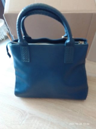Bolso OKPTA azul/verde con monedero