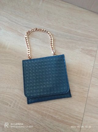 Bolso OKPTA azul/verde con monedero
