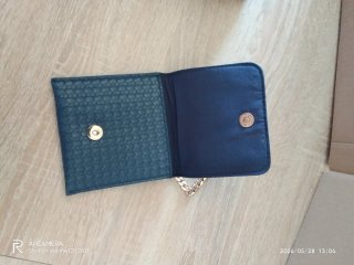 Bolso OKPTA azul/verde con monedero