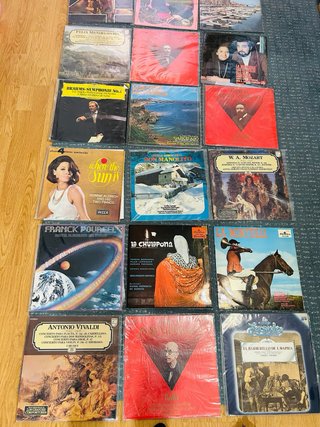 Lote 12 Vinilos Clásica, Flamenco, Pop