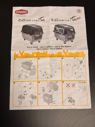 Transportín Gulliver 5 IATA + ruedas como nuevo