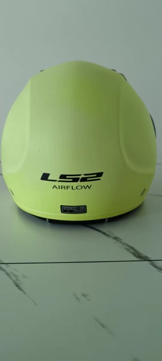 Casco LS2 Airflow F562 SOLID Amarillo Fluor " L"
