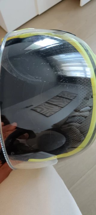 Casco LS2 Airflow F562 SOLID Amarillo Fluor " L"
