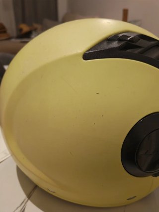Casco LS2 Airflow F562 SOLID Amarillo Fluor " L"
