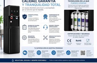 Dispensador de agua con instalacion