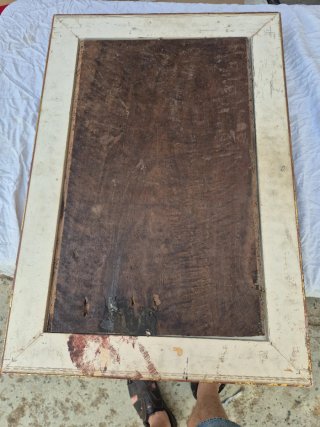 Cuadro antiguo pintado sobre tabla