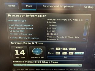 Mini PC Intel NUC Celeron 8GB RAM 120GB SSD